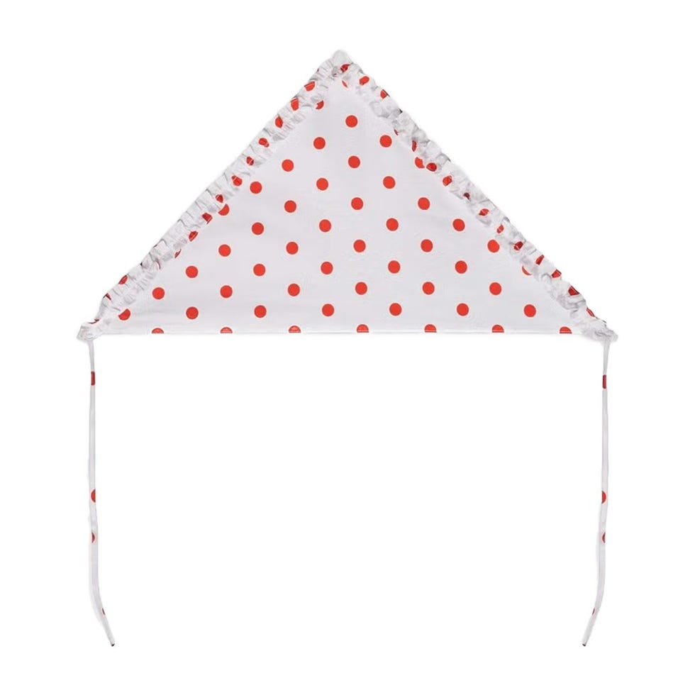 Red Dot Headscarf