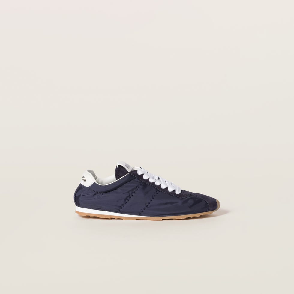Sneakers Plume in tessuto tecnico e pelle scamosciata