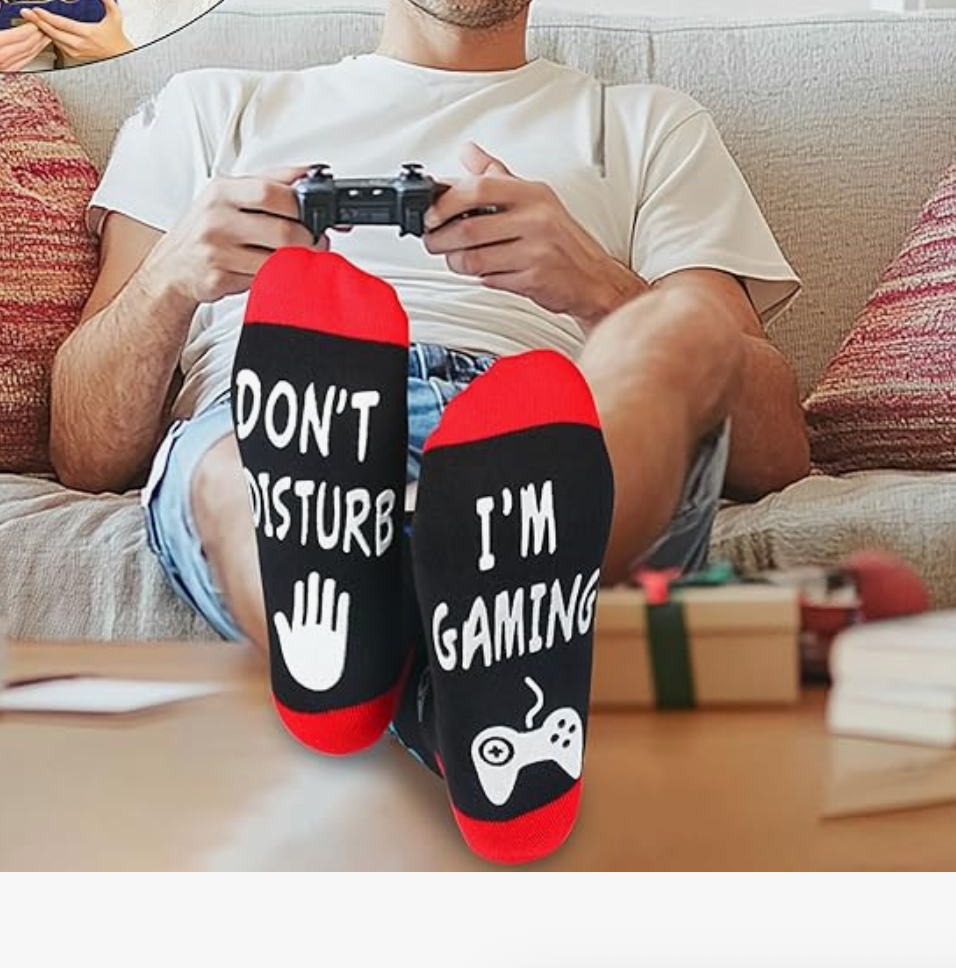 Don't Disturb I'm Gaming Socks