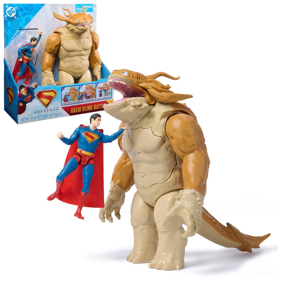 Superman Vs. Kaiju Slime Battle