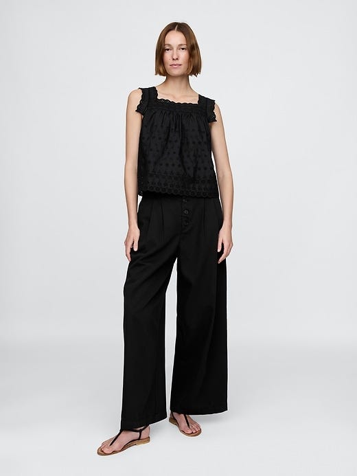 High Rise Pleated Trousers