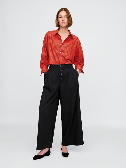 Organic Cotton Poplin Big Shirt