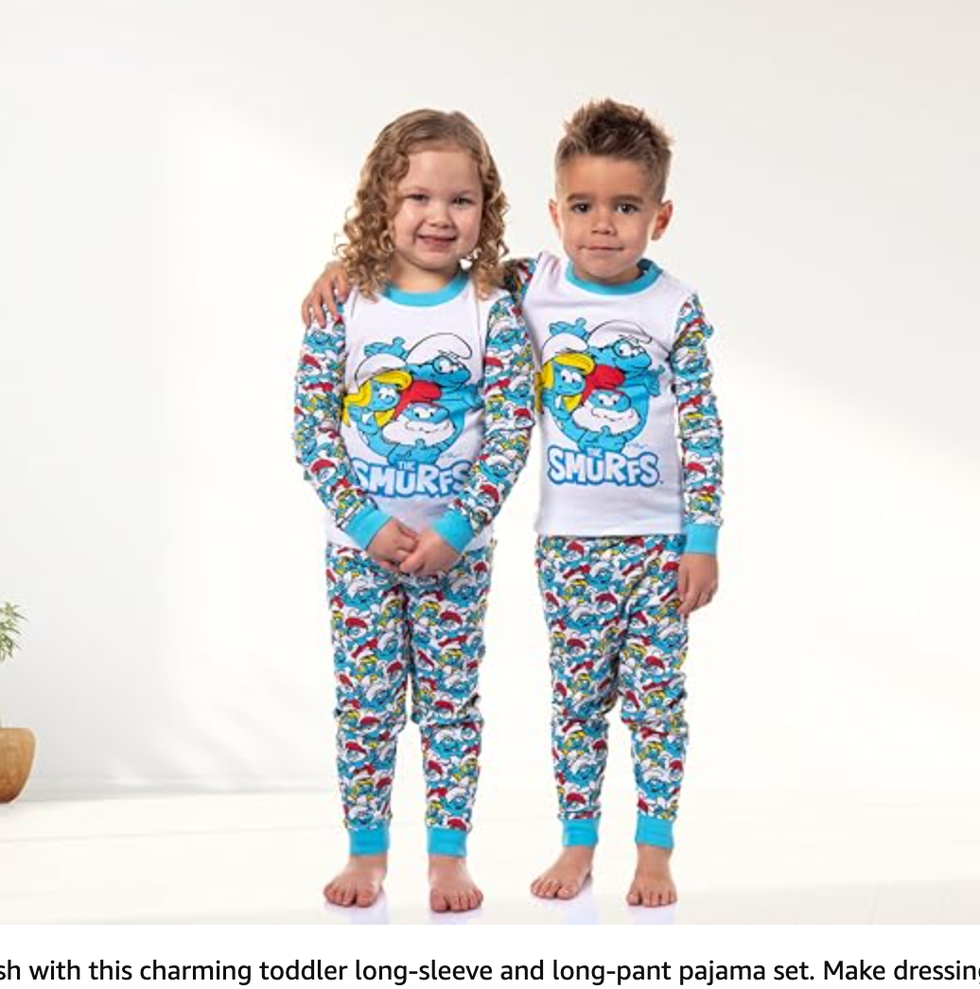 Kids Smurfs Pajama Set