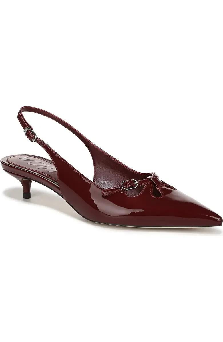  Fauna Kitten Heel Slingback Pump