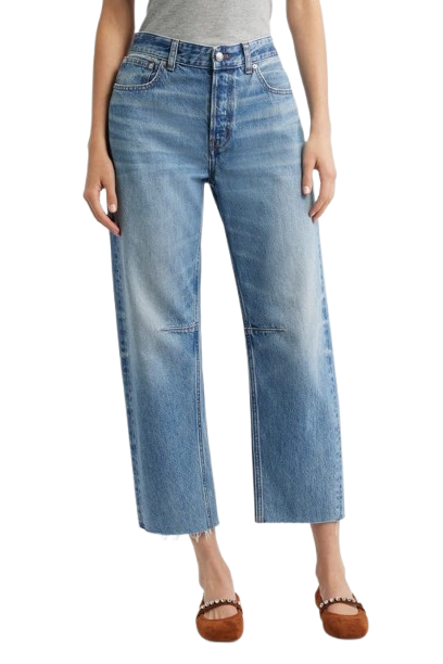The Darted Barrel Leg Jeans