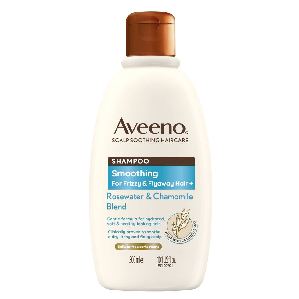 Smoothing Rosewater and Chamomile Scalp Soothing Shampoo for Frizzy Hair 300ml