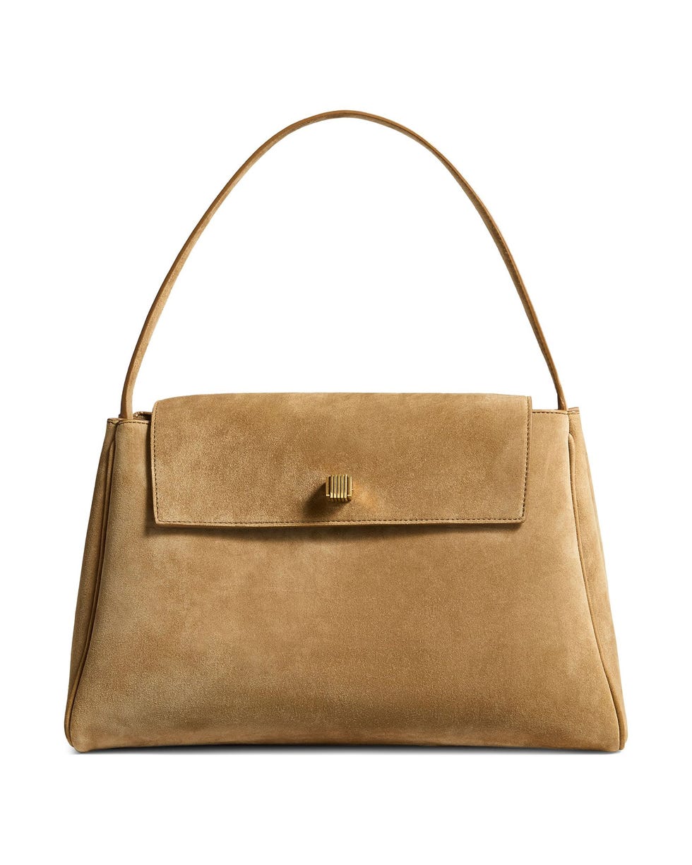 Bolso de ante con asa superior Audrey