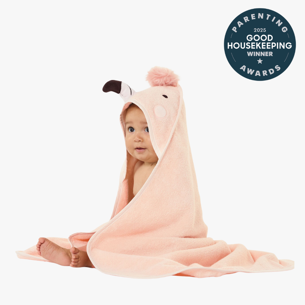 Pottery Barn Kids Super Soft Animal Baby Hooded Towel & Washcloth Set