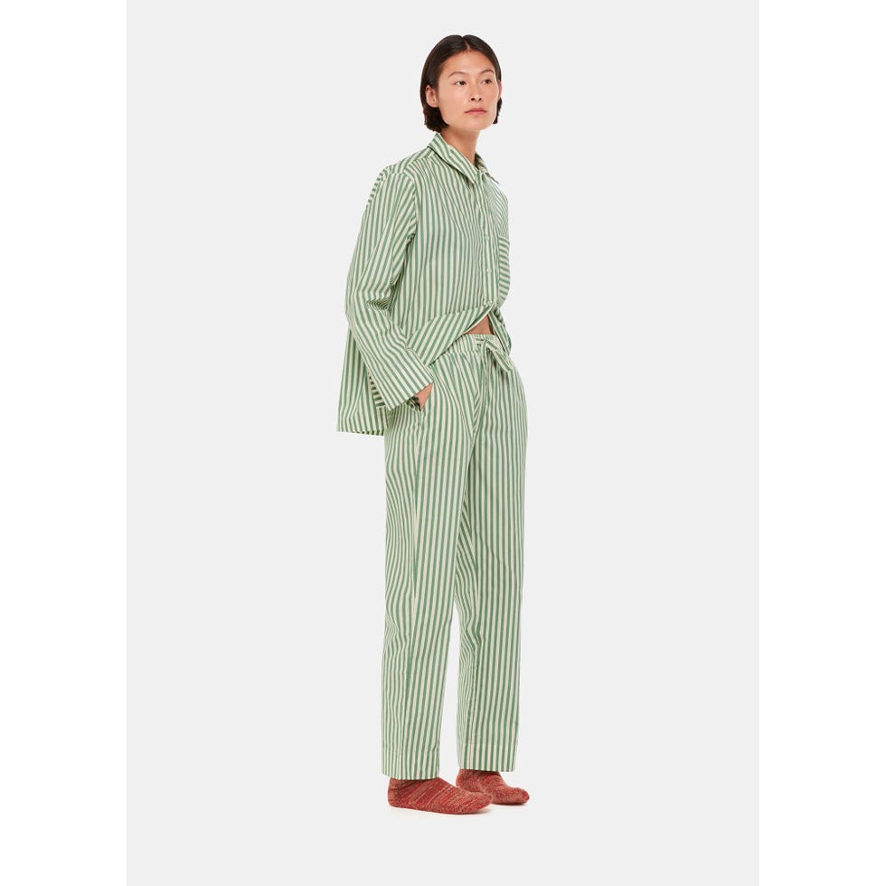 Multicolour Cotton Stripe Pyjama Bottom