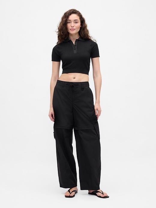 Convertible Cargo Barrel Pants