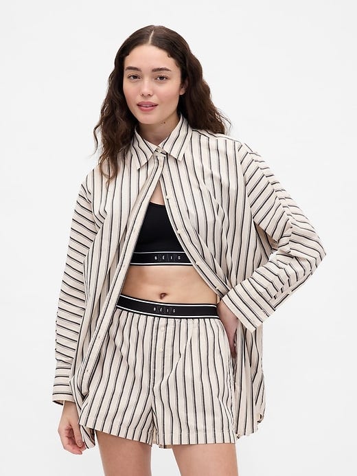 Poplin Dolman Big Shirt