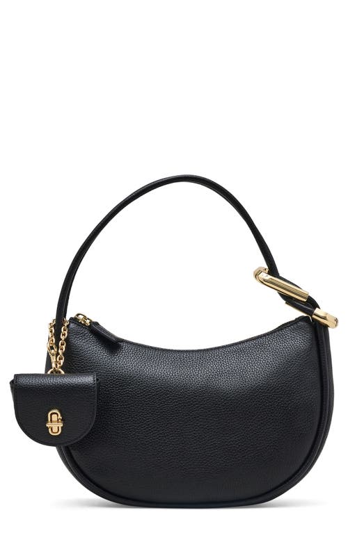 The Dual Mini Crescent Leather Shoulder Bag