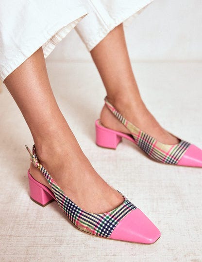 Ailsa Block Heel Slingbacks