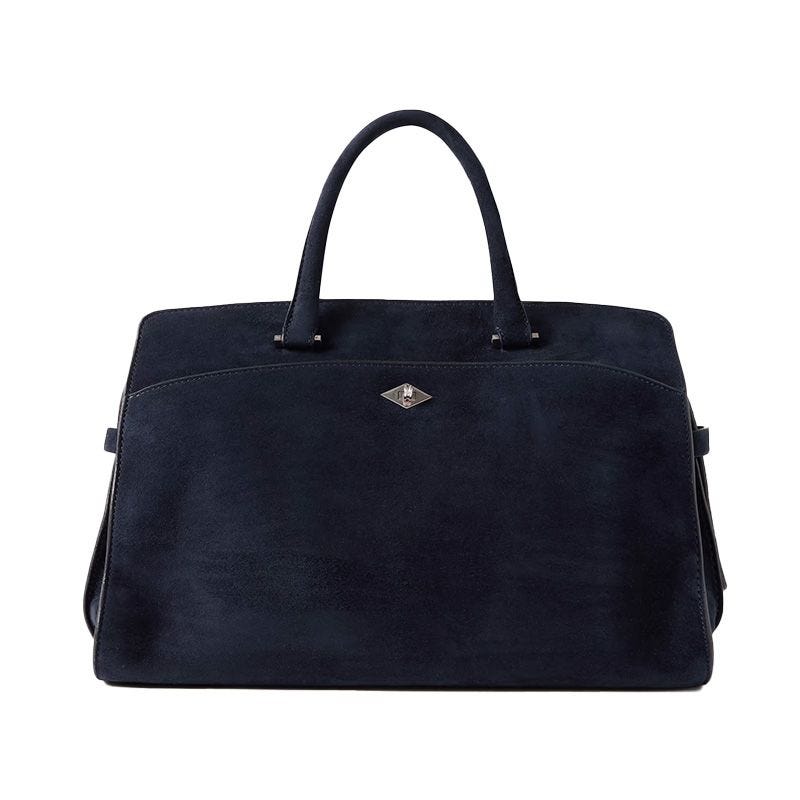 Bolso de mano de gamuza Private Eye
