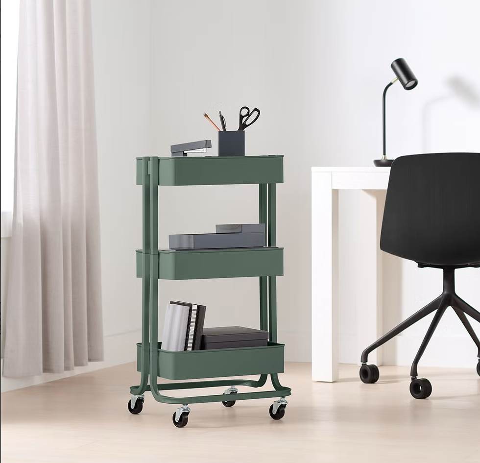 3-Tier Rolling Cart