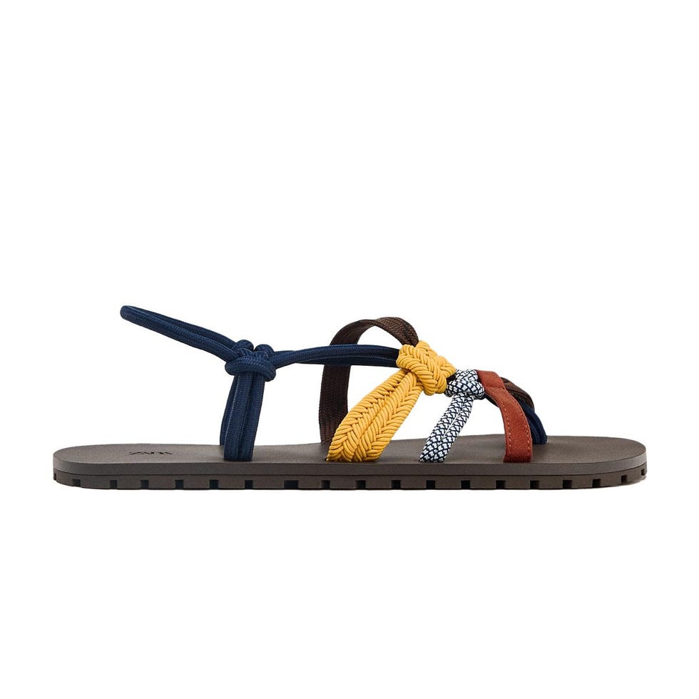Coloured strappy sandals 