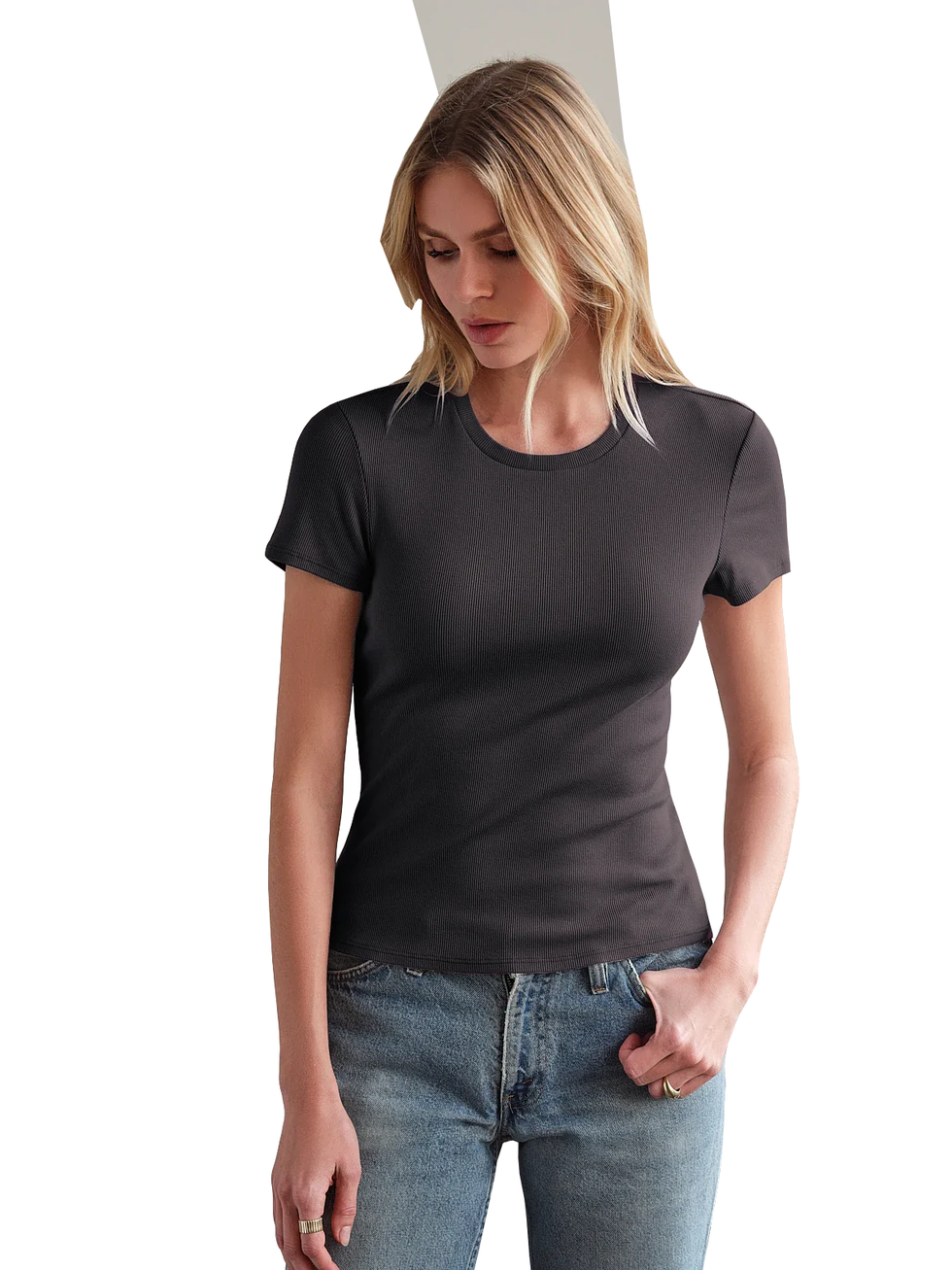 MiniRib Cap Sleeve Tee