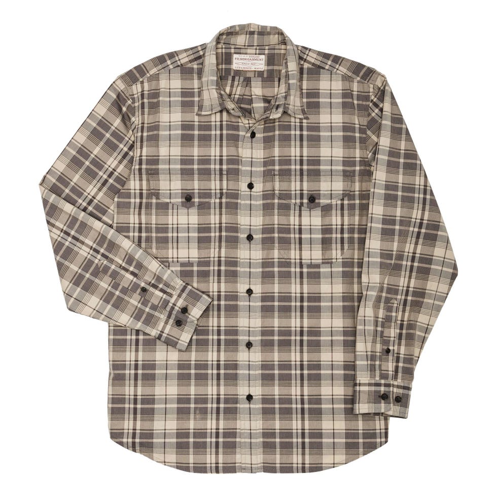 Washed Feather Cloth Long Sleeve Shirt