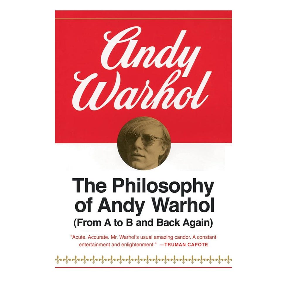 <i>The Philosophy of Andy Warhol (From A to B and Back Again)</i> by Andy Warhol