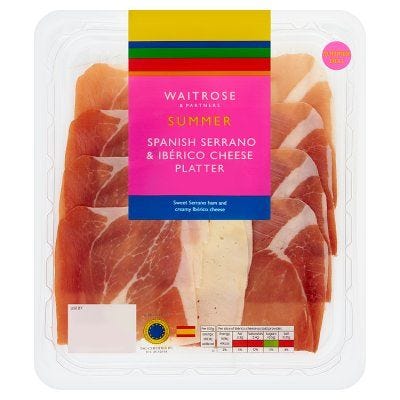 Spanish Serrano & Ibérico Cheese Platter 80g