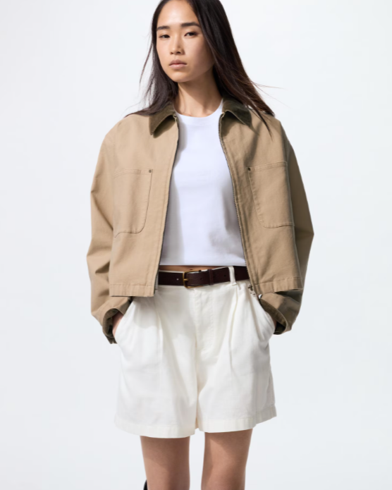 Zip-Up Short Jacket