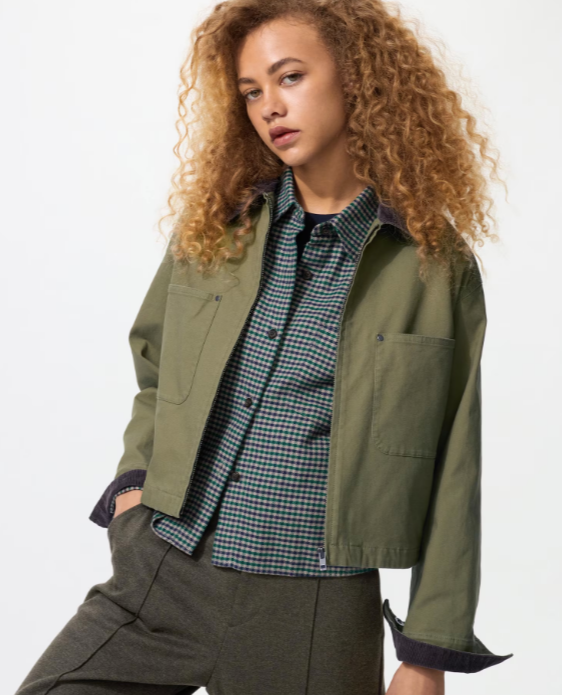 Zip-Up Short Jacket