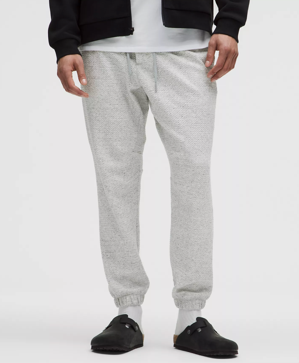 Textured Double-Knit Cotton Joggers