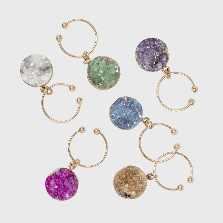 Druzy Wine Charms Druzy Wine Charms