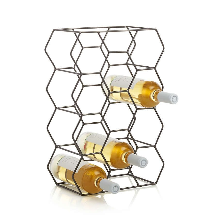 11-Bottle Graphite Wine Rack 11-Bottle Graphite Wine Rack