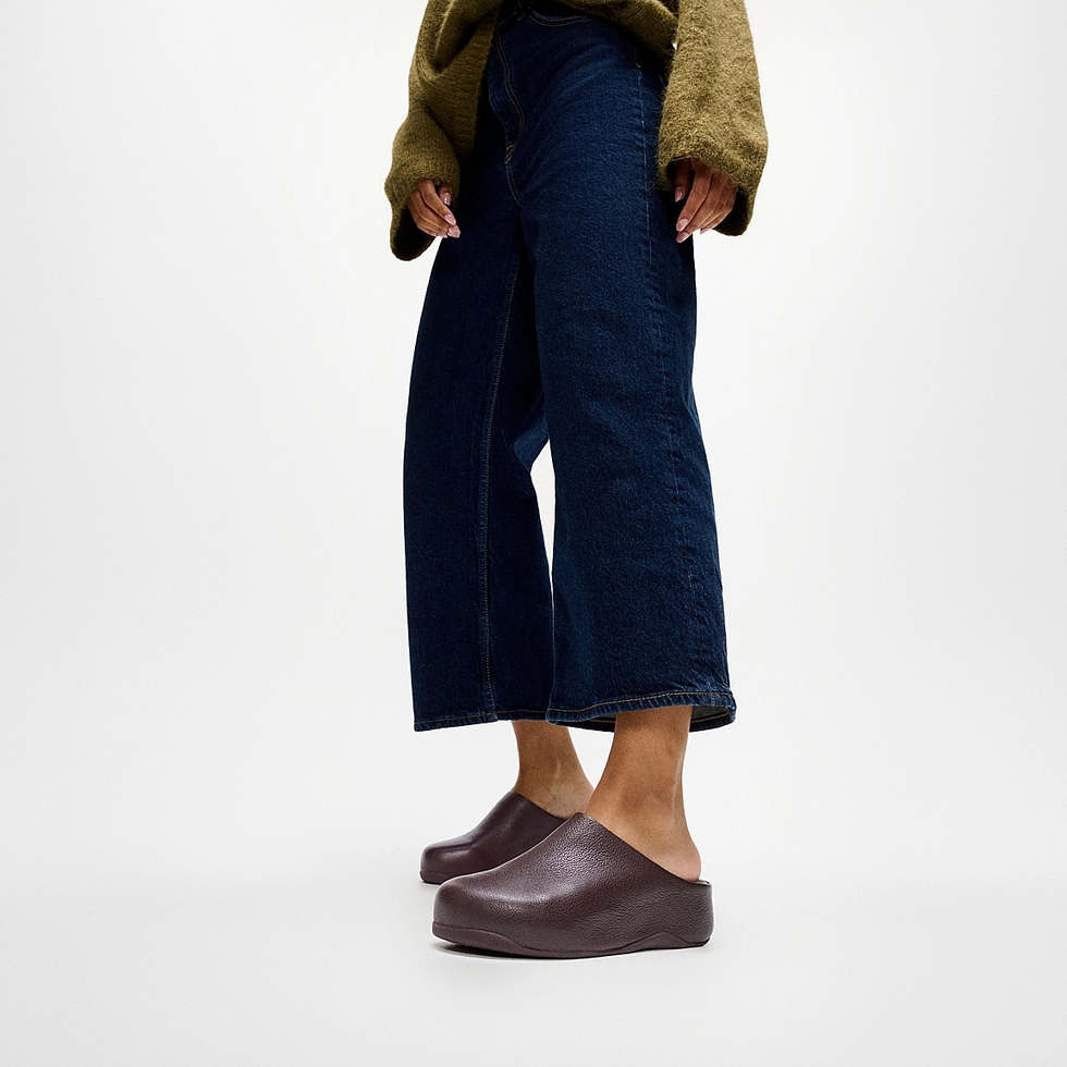 SHUV Tumbled-Leather Clogs