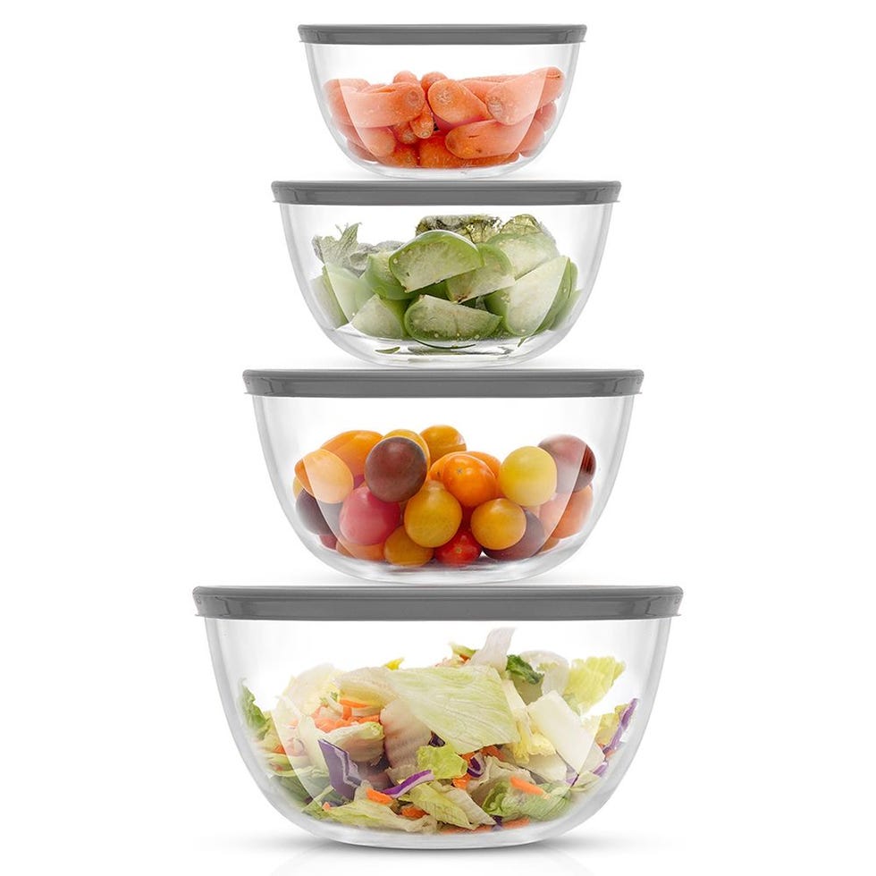 Glass Mixing Bowls with Lids