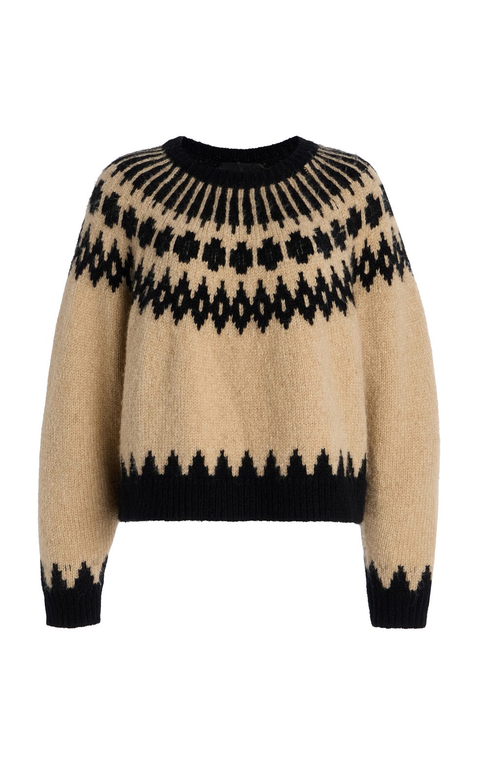 Свитер Alena Fair Isle из смесовой шерсти