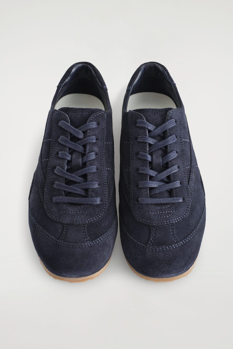 Navy - Minimal Leather Trainers