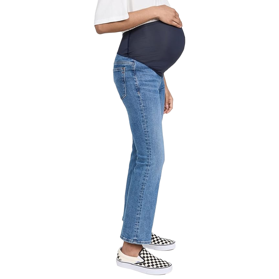 Maternity Over-the-Belly Kick Out Jeans