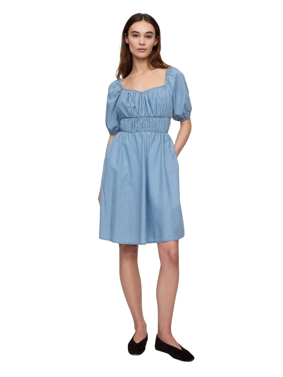 Sweetheart Denim Mini Dress