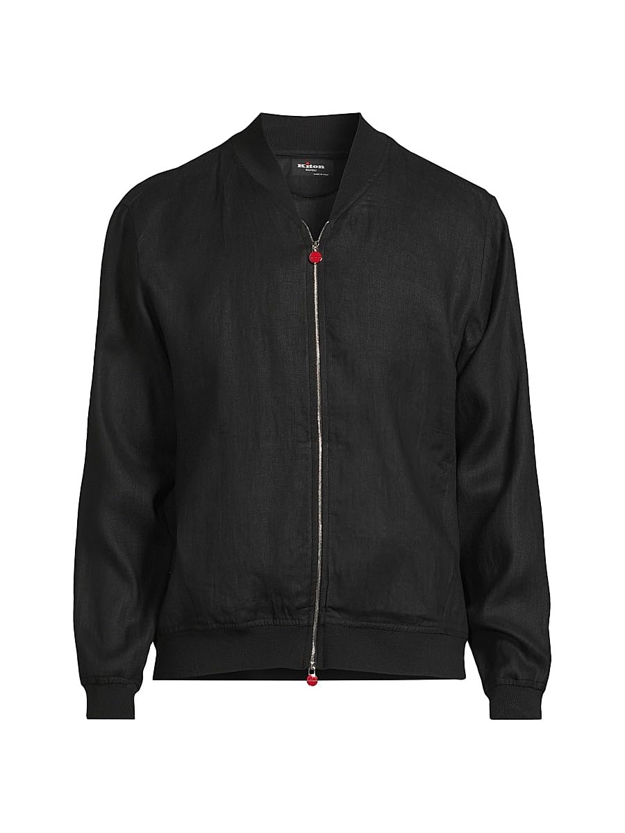 Linen Bomber Jacket