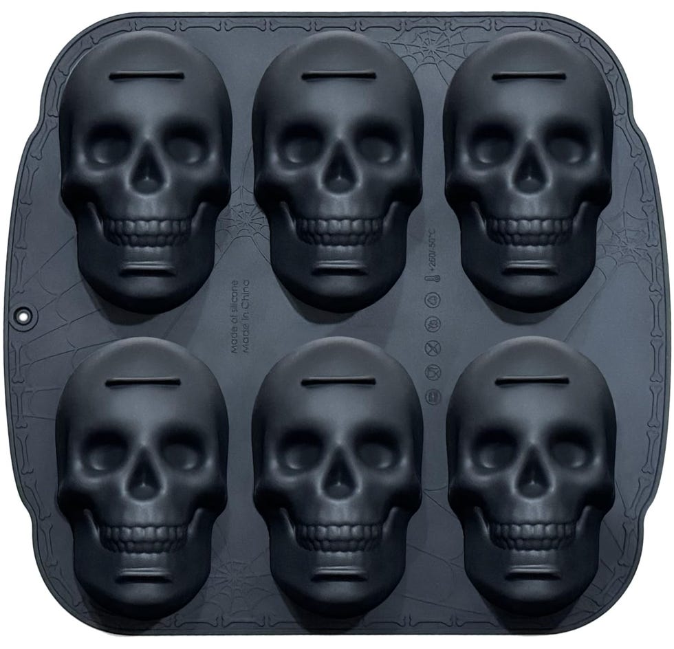 6 Cavity Skull Silicone Mold