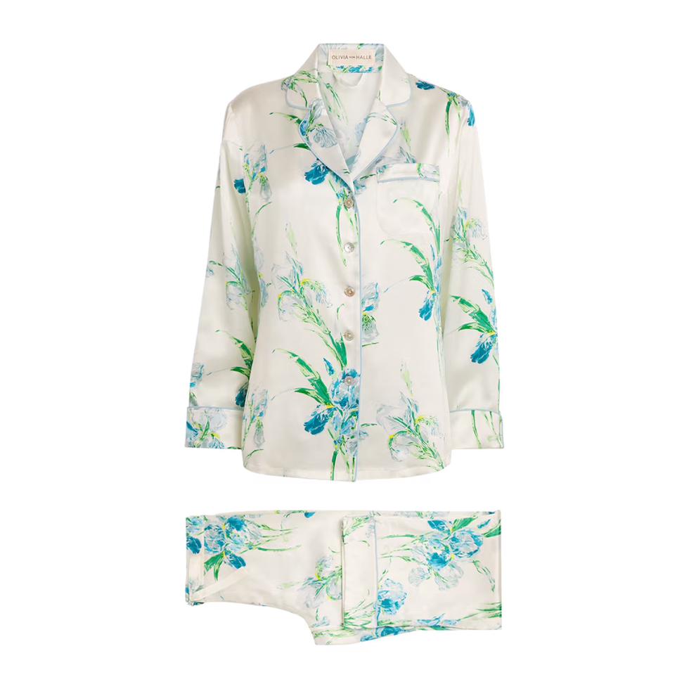 Lila Asterias Ivory Floral Pajamas