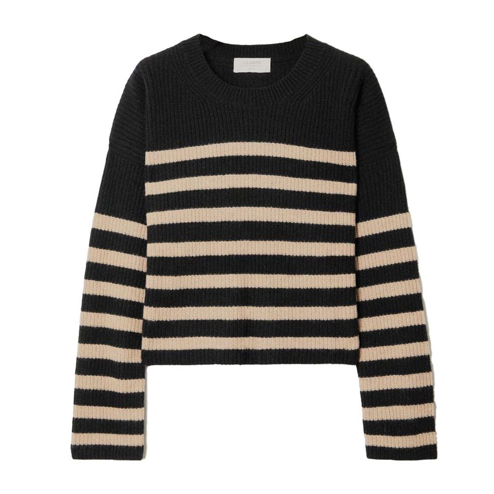 Mini Toujours Striped Cashmere Sweater
