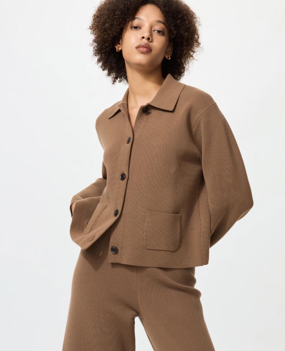 Milano Ribbed Knit Jacket