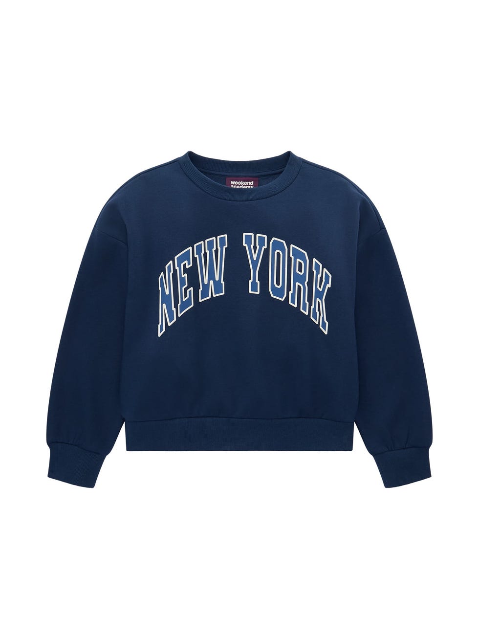Weekend Academy Girls Long Sleeve Graphic Crewneck Sweatshirt