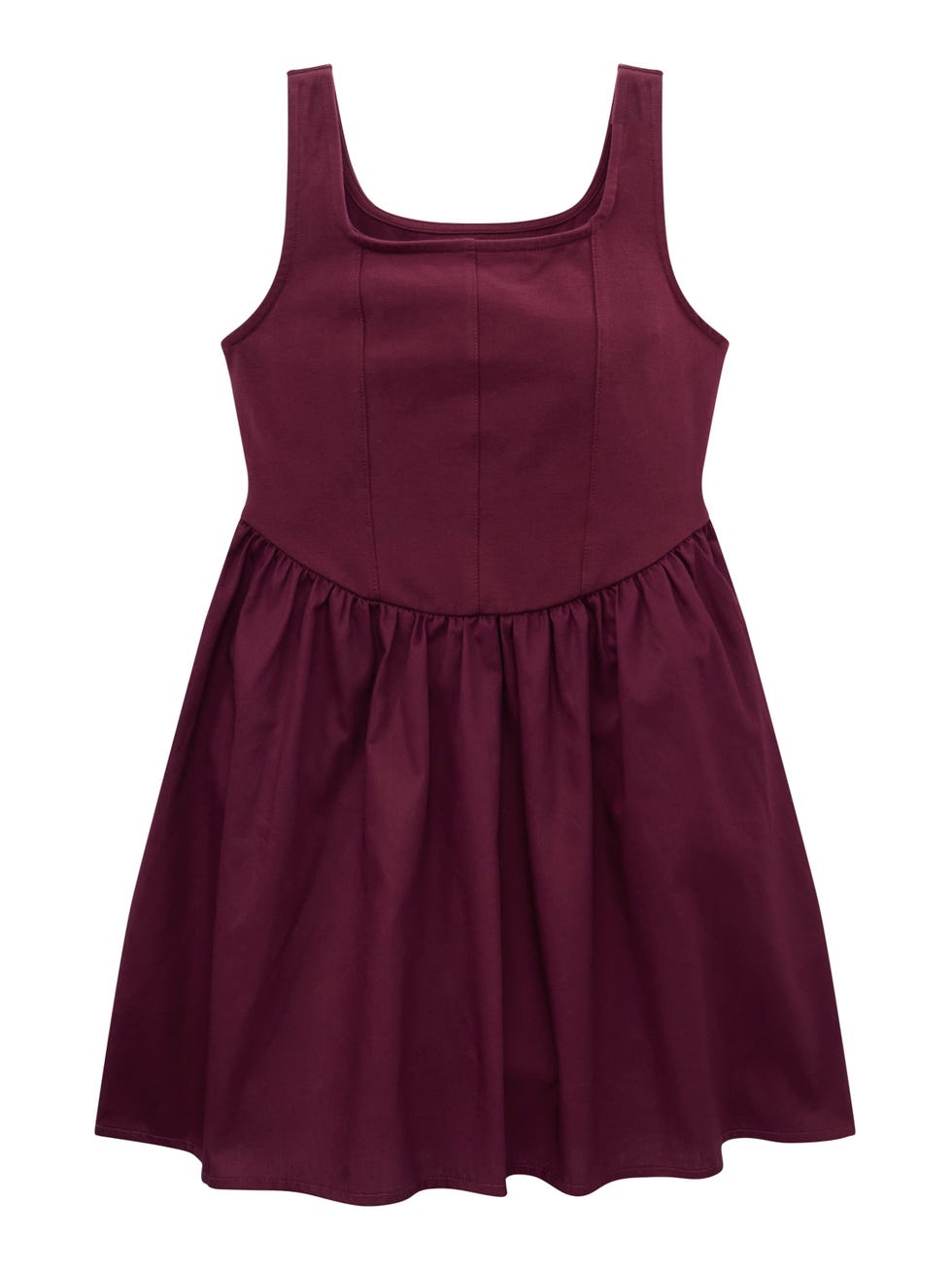 Weekend Academy Girls Square Neck Sleeveless Corset Dress