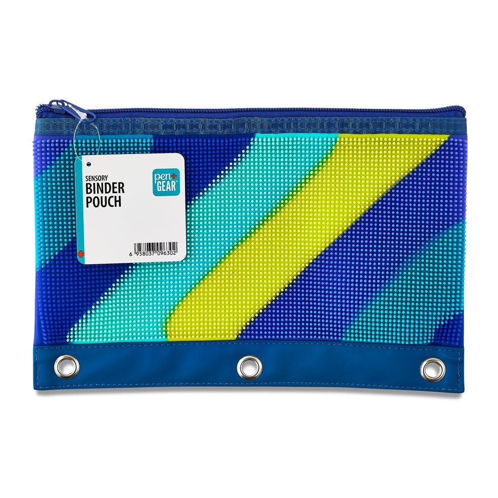 Sensory Binder Pouch, Multicolor Pencil Case