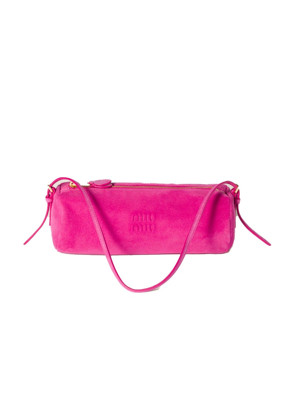 Borsa in pelle scamosciata