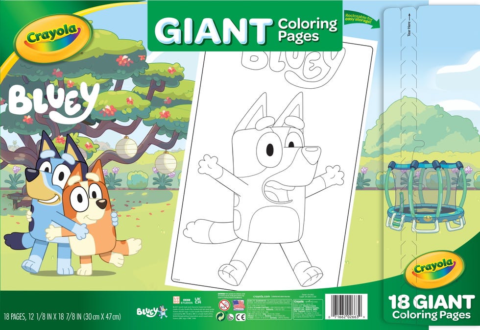 Bluey Giant Coloring Pages