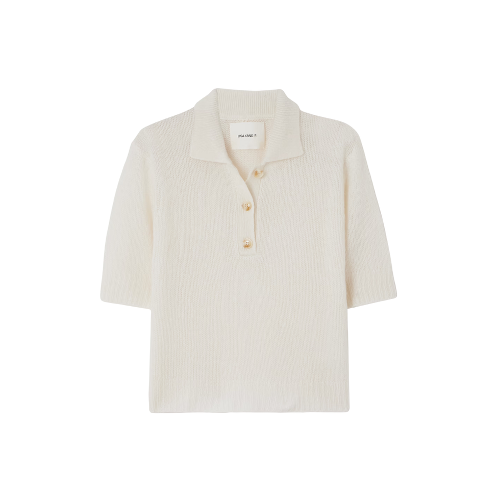 Lisa Yang - Knitted polo shirt