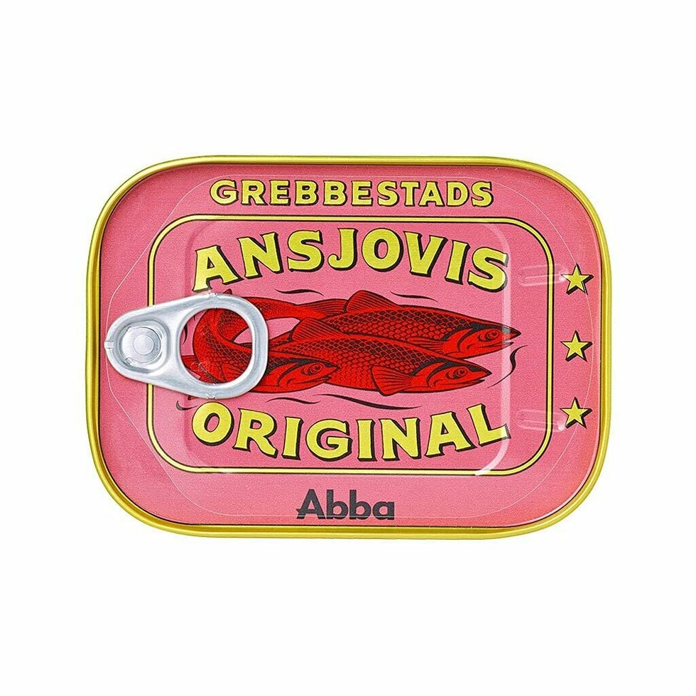 Abba Grebbestad | Swedish Anchovy Style Sprats Fillets |Ansjovis | 1 x 125g Tin