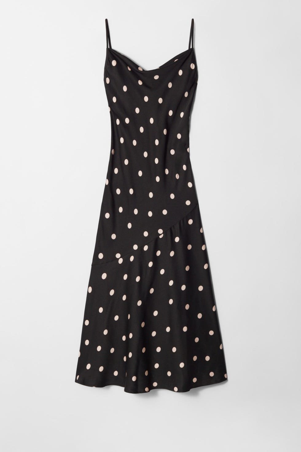 Vestido midi lencero de satén