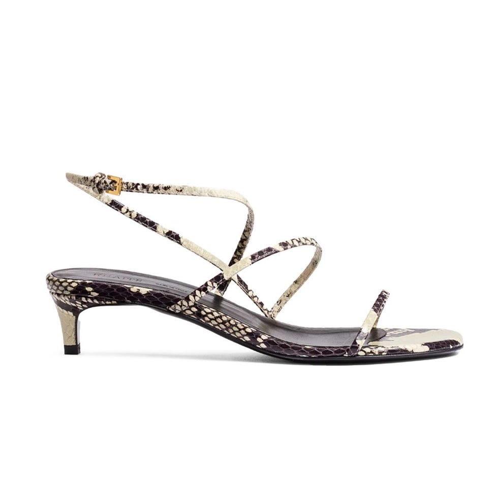 Loop Kitten Heel Sandal
