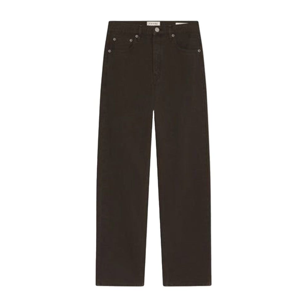 The Straight Jean in Dark Brown